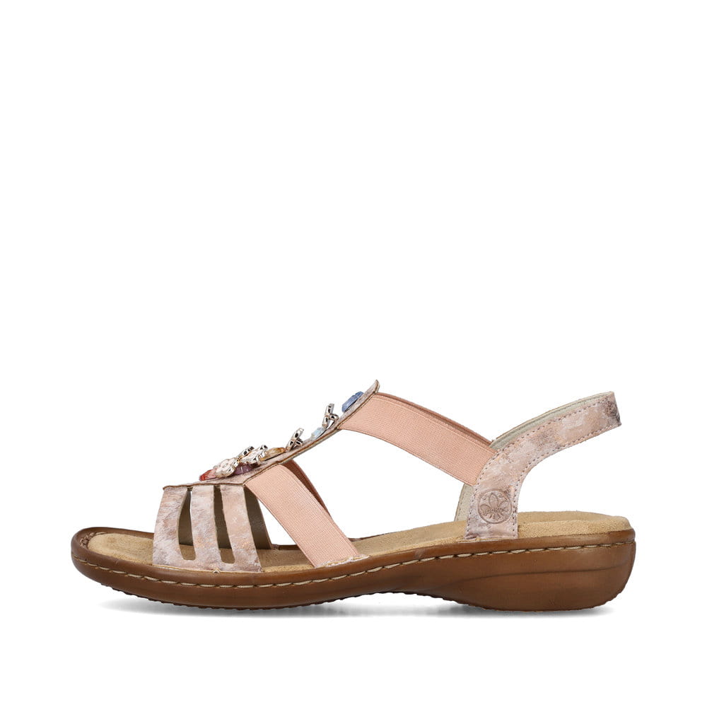 Rieker Damen Riemchensandalen altrosa