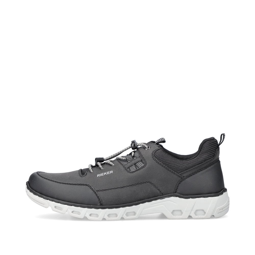 Rieker Herren Slipper tiefschwarz