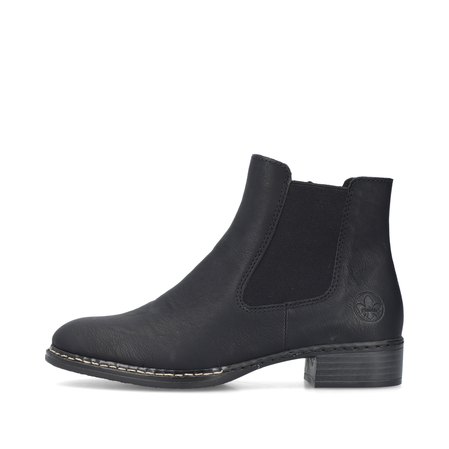 Rieker Damen Chelsea Boots nachtschwarz