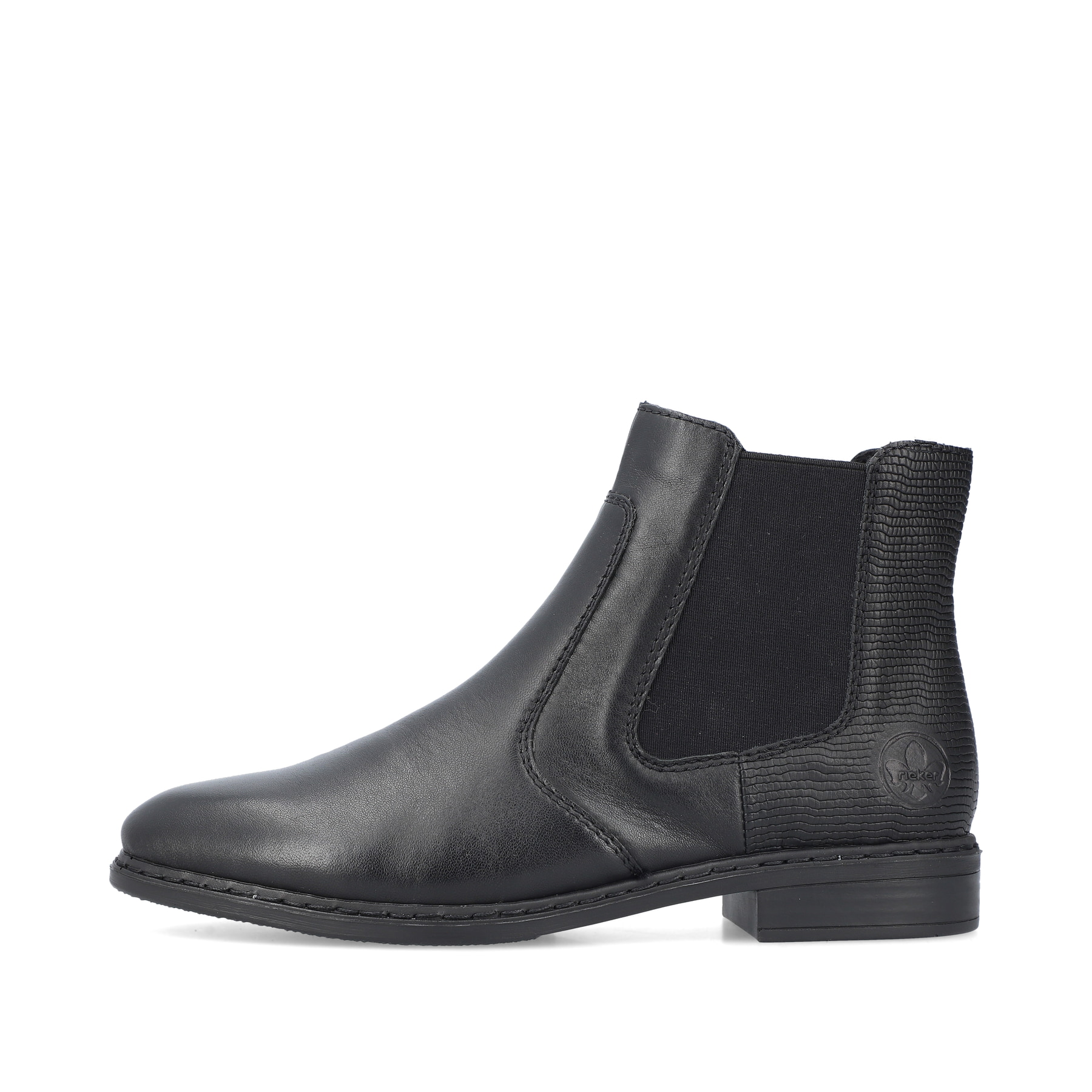 Rieker Damen Chelsea Boots nachtschwarz