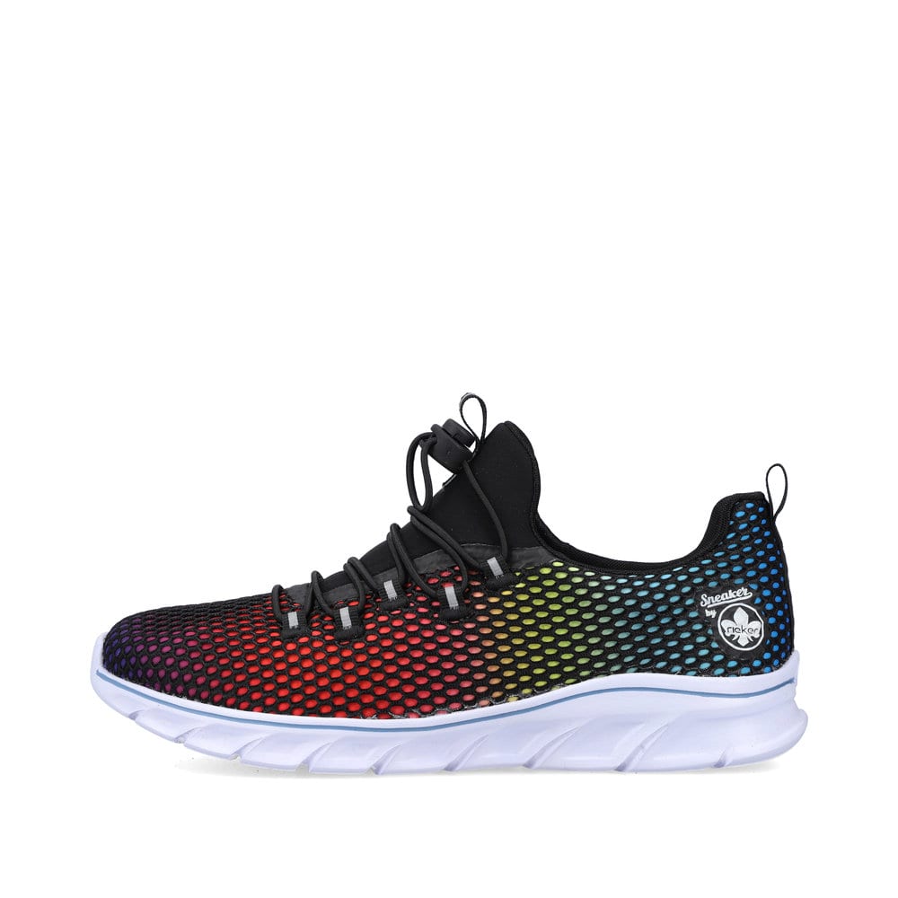 Rieker Damen Slipper regenbogenfarben