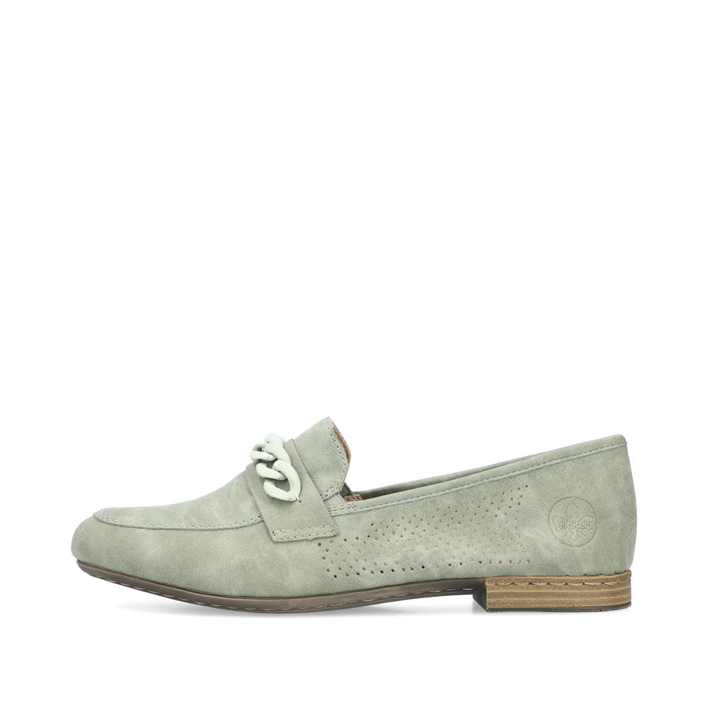 Rieker Damen Loafers mintgrün