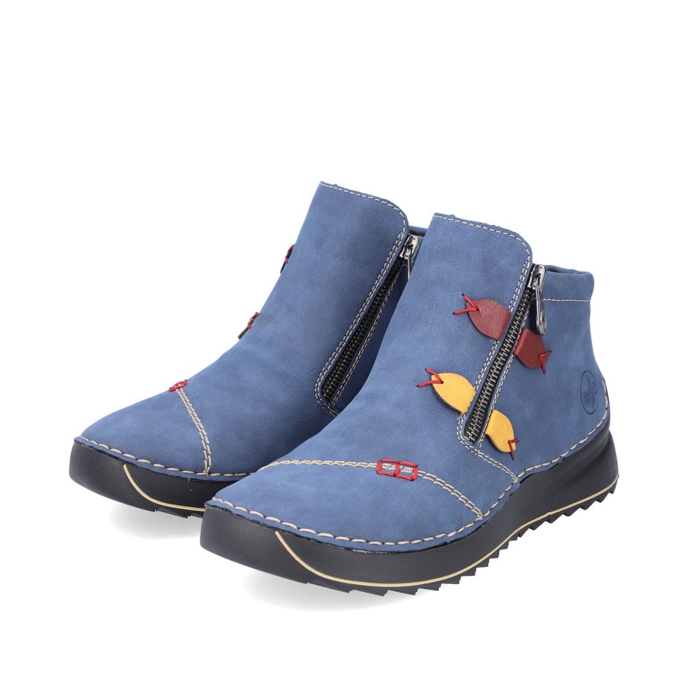 Rieker Damen Slipper blaugrau