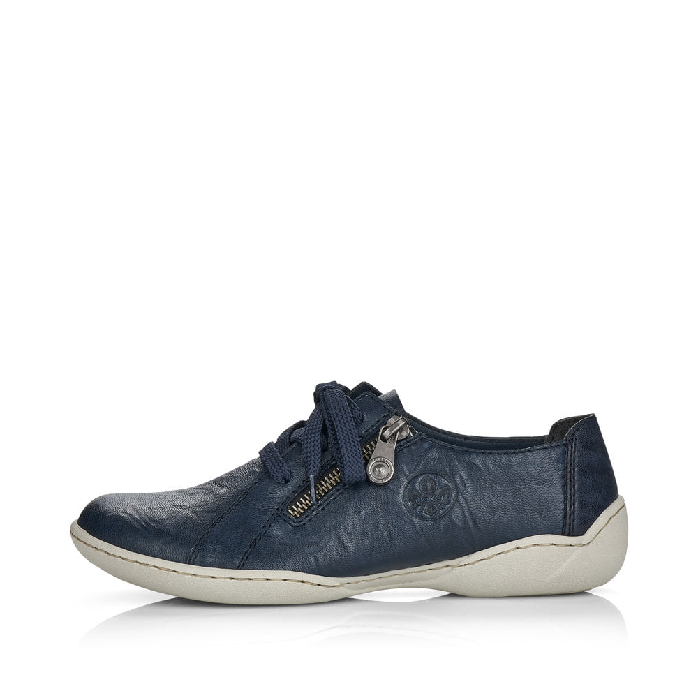 Rieker Damen Schnürschuhe marineblau