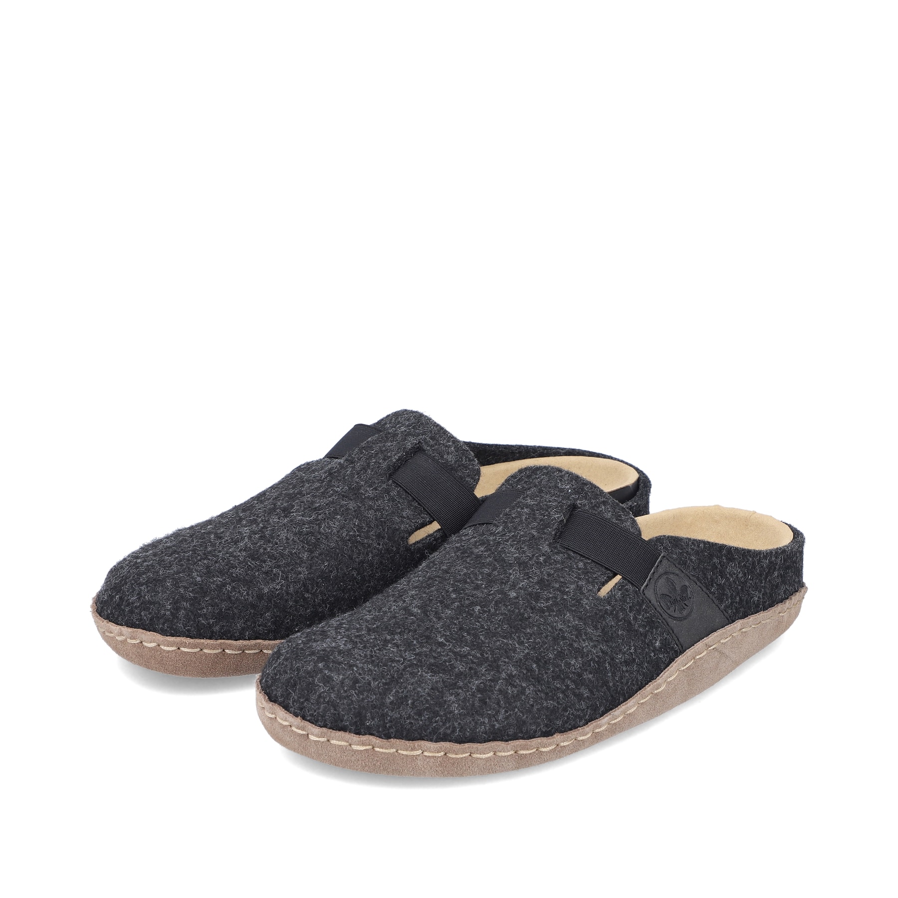 Rieker Damen Clogs asphaltschwarz