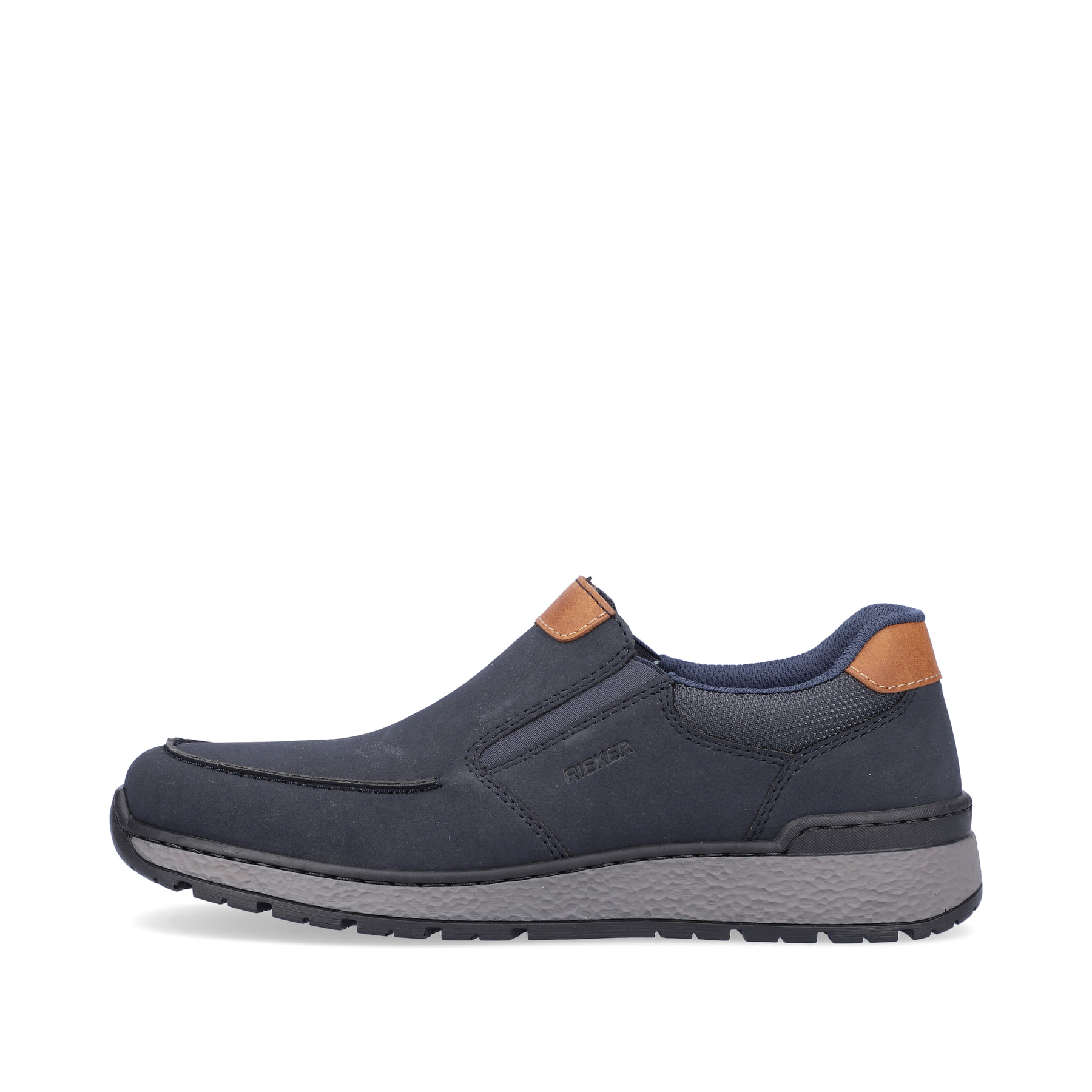 Rieker Herren Slipper dunkelblau-noisette