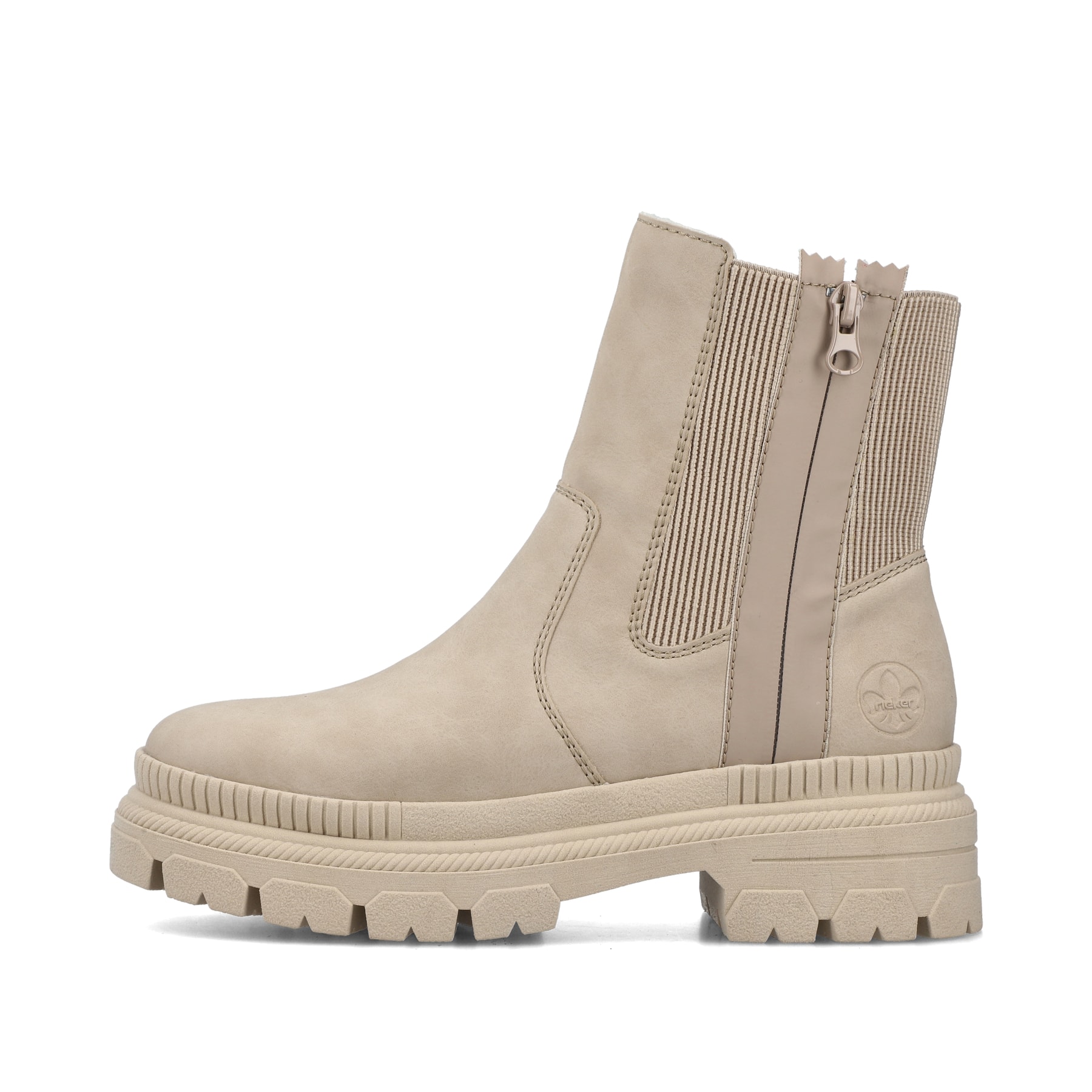 Rieker Damen Chelsea Boots champagner