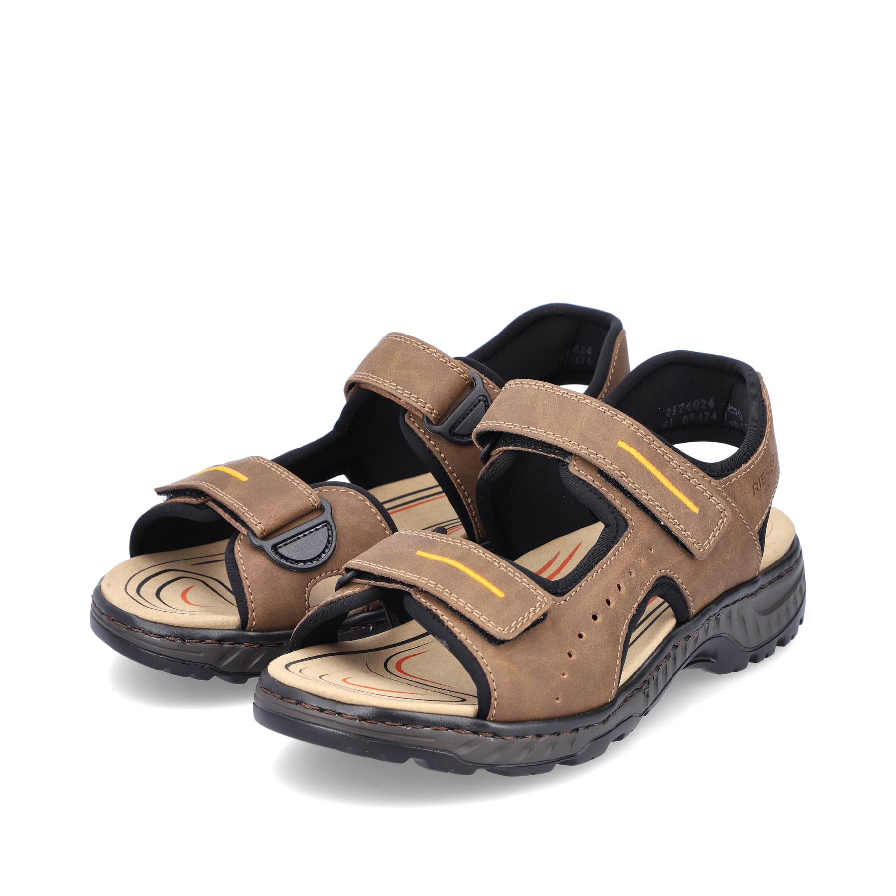 Rieker Herren Trekkingsandalen kaffeebraun