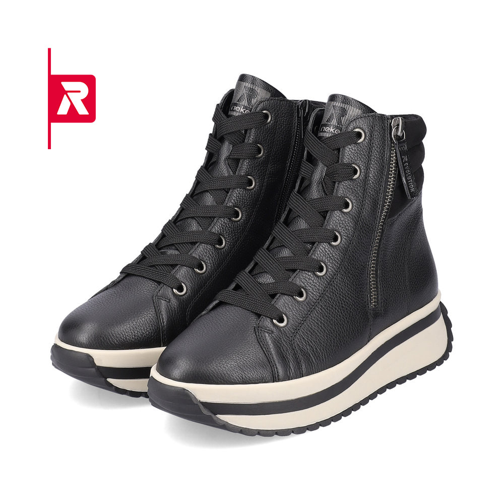 Rieker EVOLUTION Damen Stiefel steel black