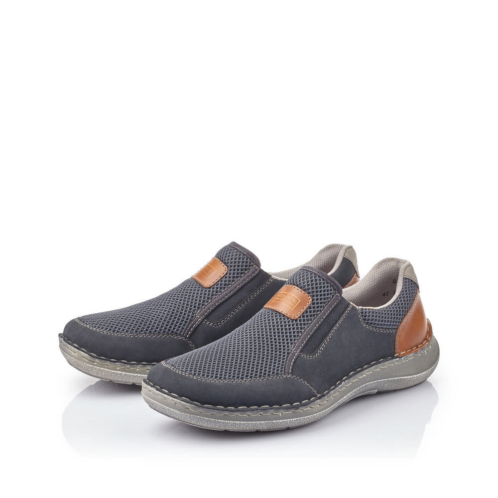 Rieker Herren Slipper marineblau
