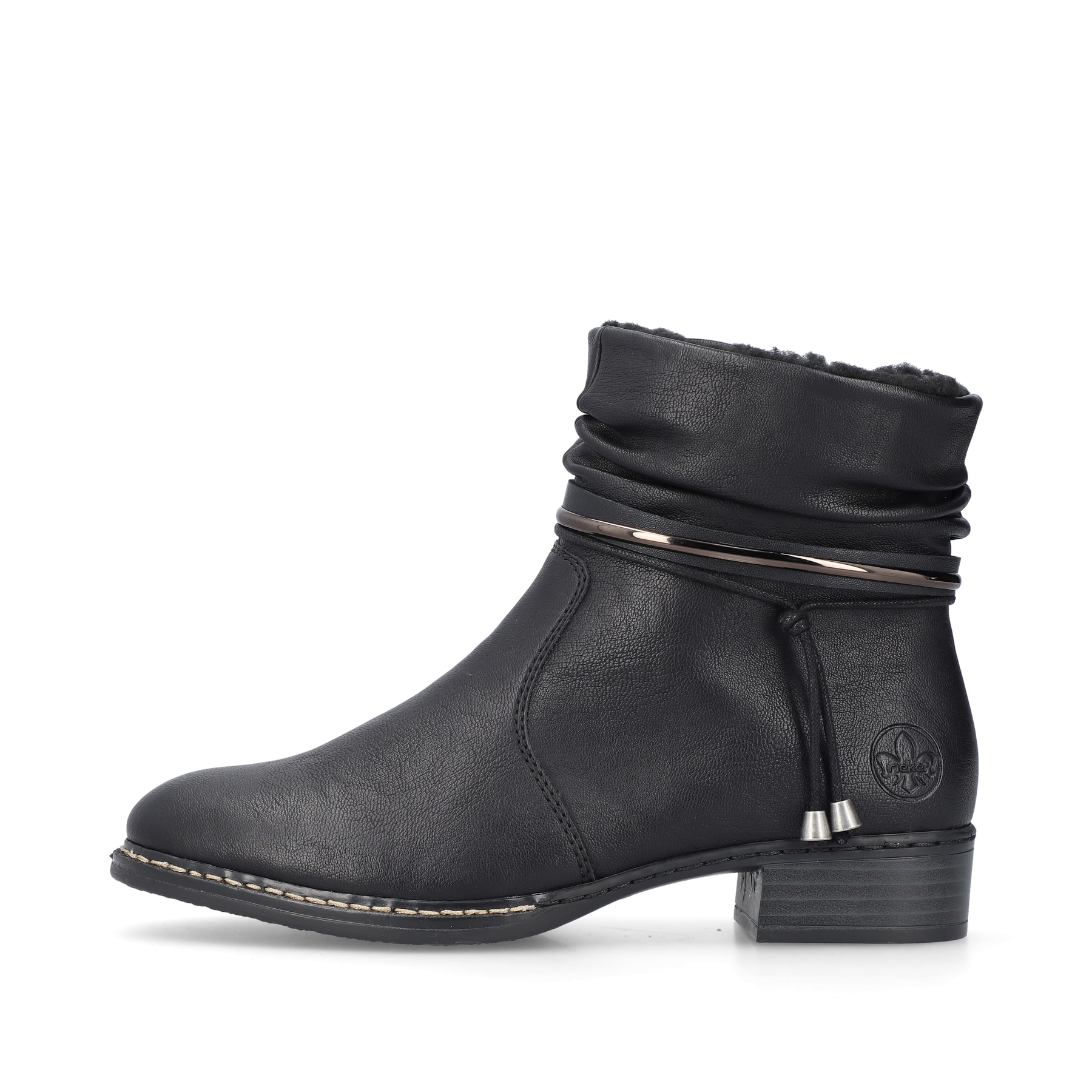 Rieker Damen Stiefeletten nachtschwarz