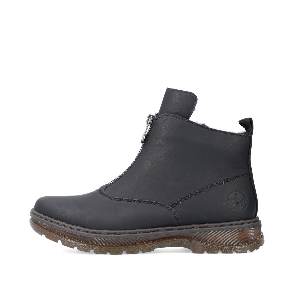 Rieker Damen Kurzstiefel tiefschwarz