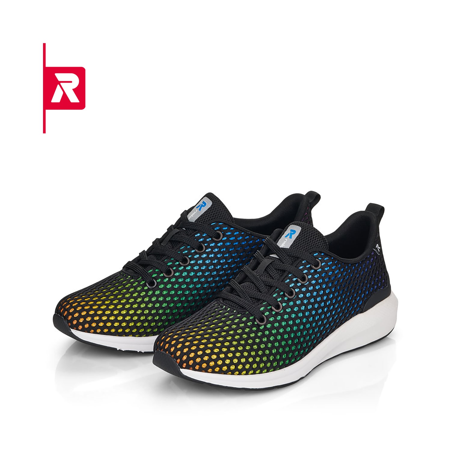 Rieker EVOLUTION Damen Sneaker deep-black rainbow
