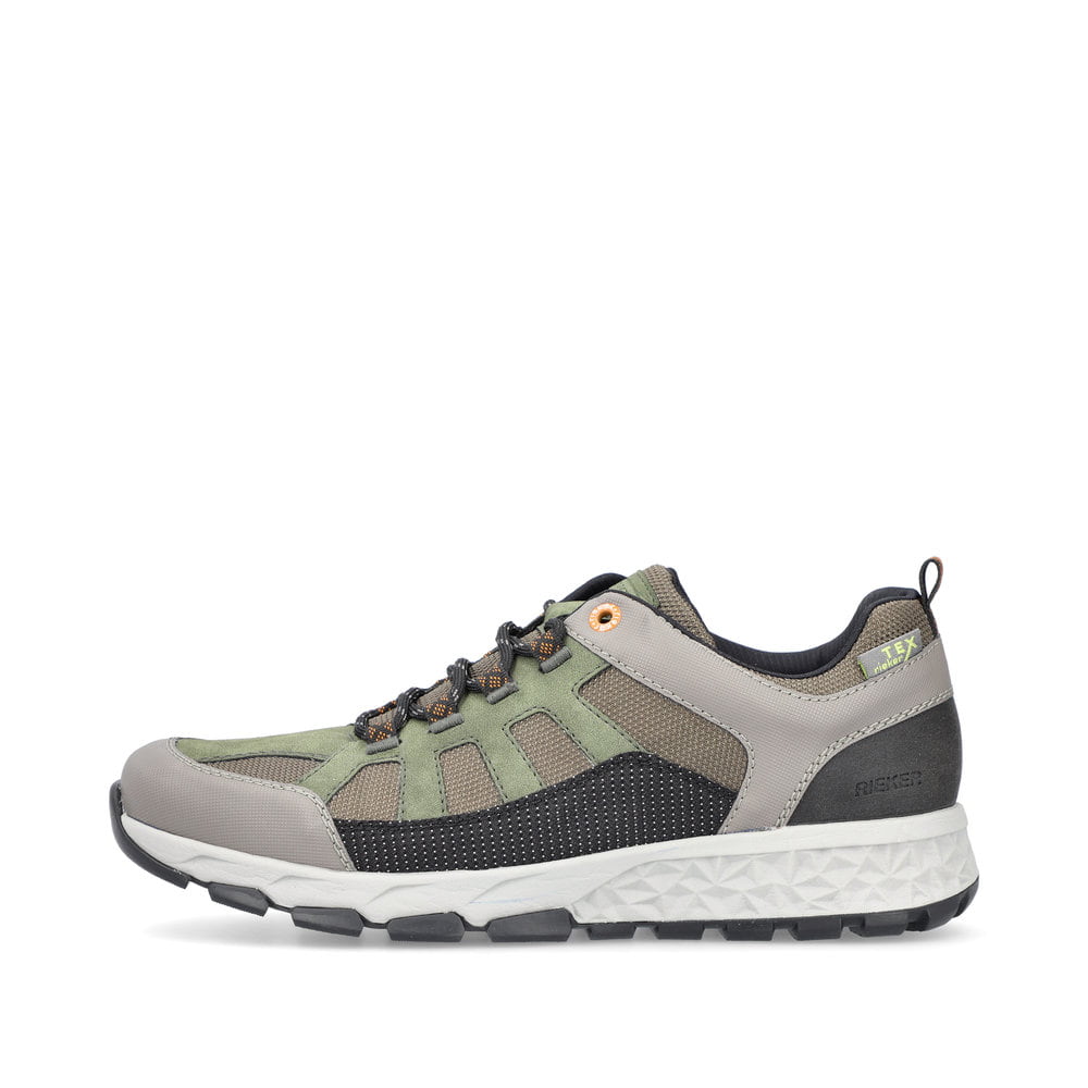 Rieker Herren Schnürschuhe grasgrün