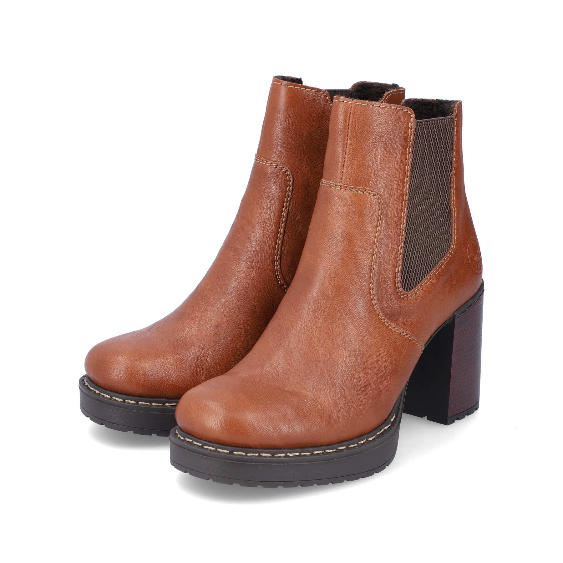 Rieker Damen Stiefeletten fuchsbraun