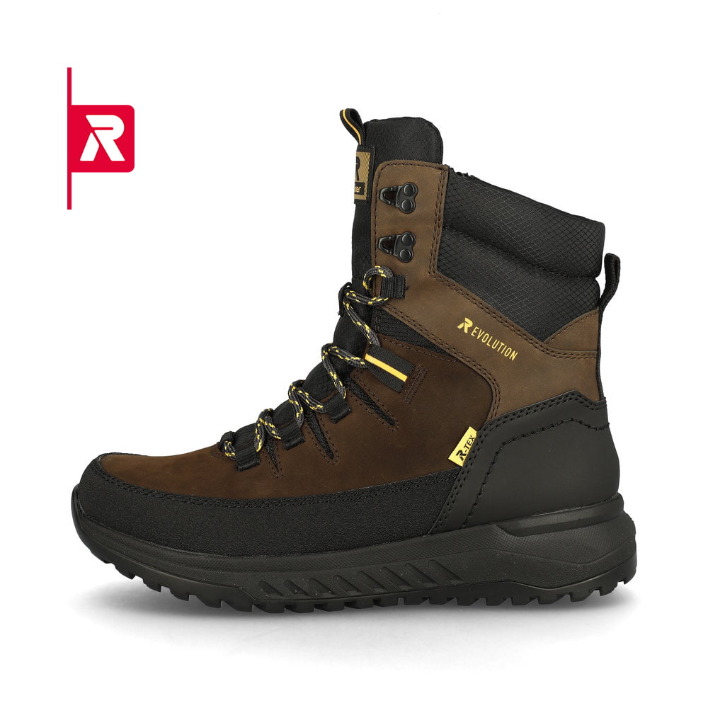 Rieker EVOLUTION Herren Stiefel nut-brown deep-black
