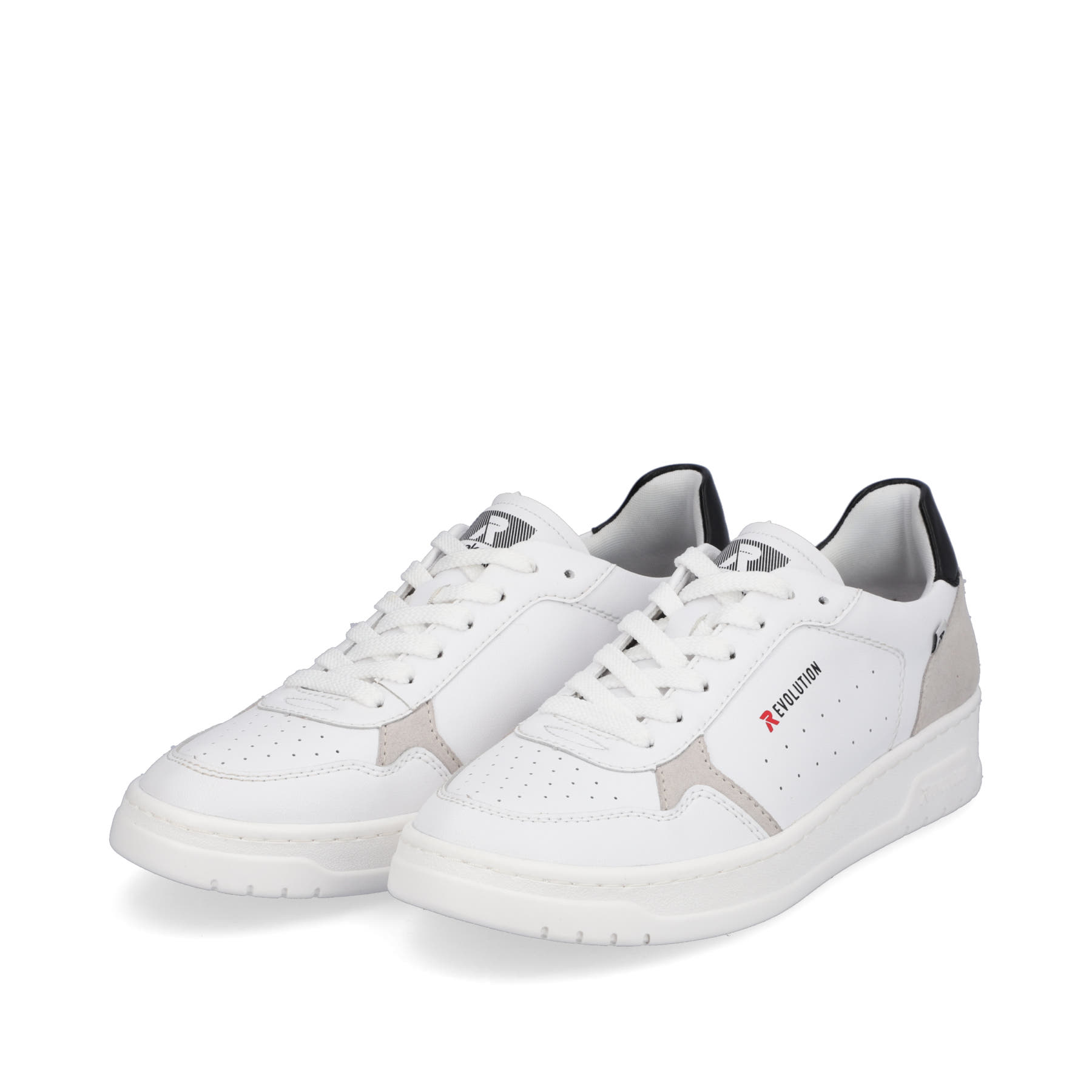 Rieker EVOLUTION Herren Sneaker brilliant-white graphite-grey