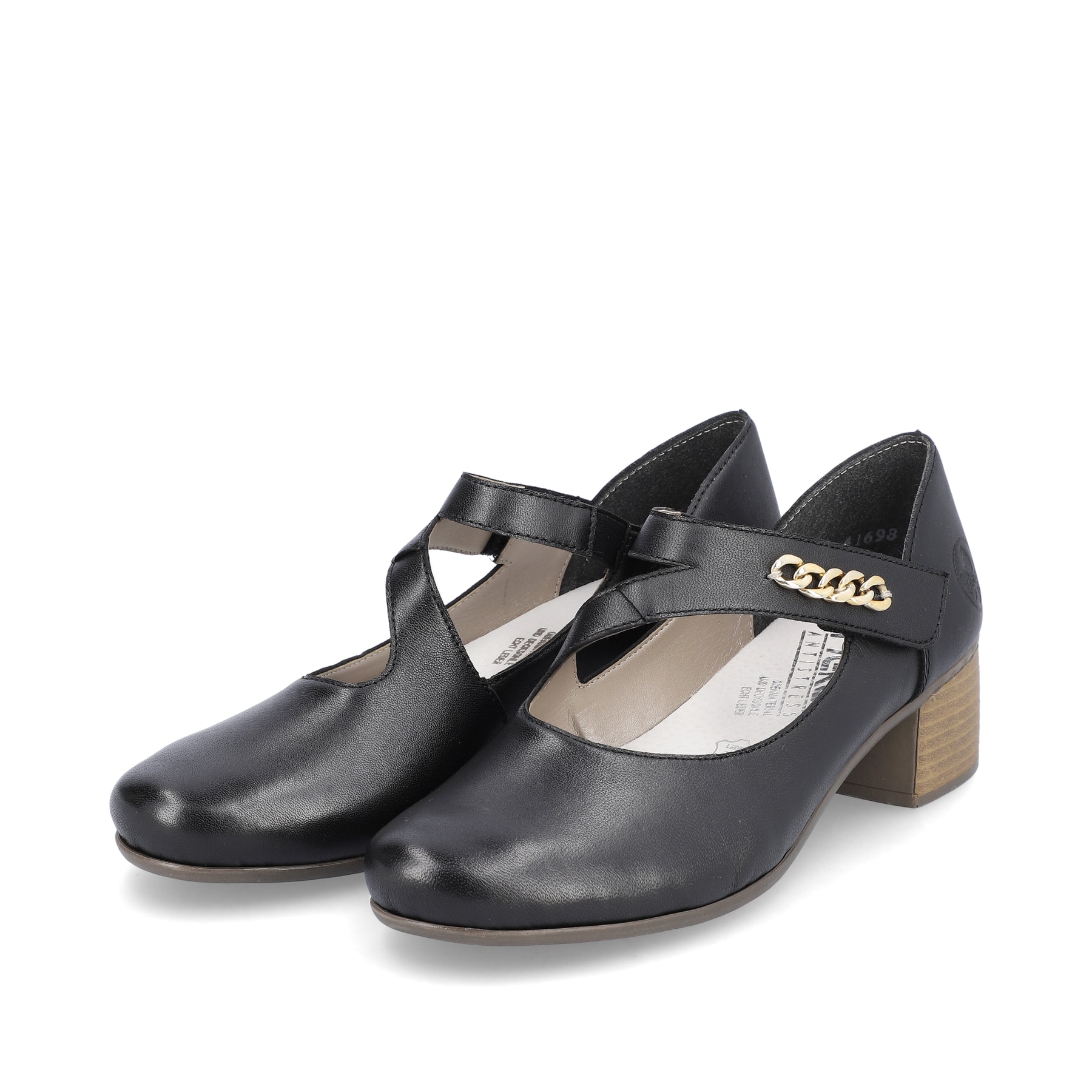 Rieker Damen Pumps asphaltschwarz
