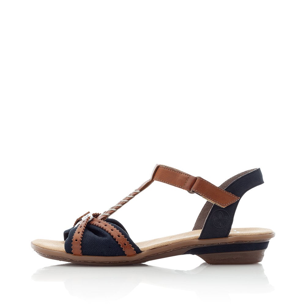 Rieker Damen Riemchensandalen pazifikblau