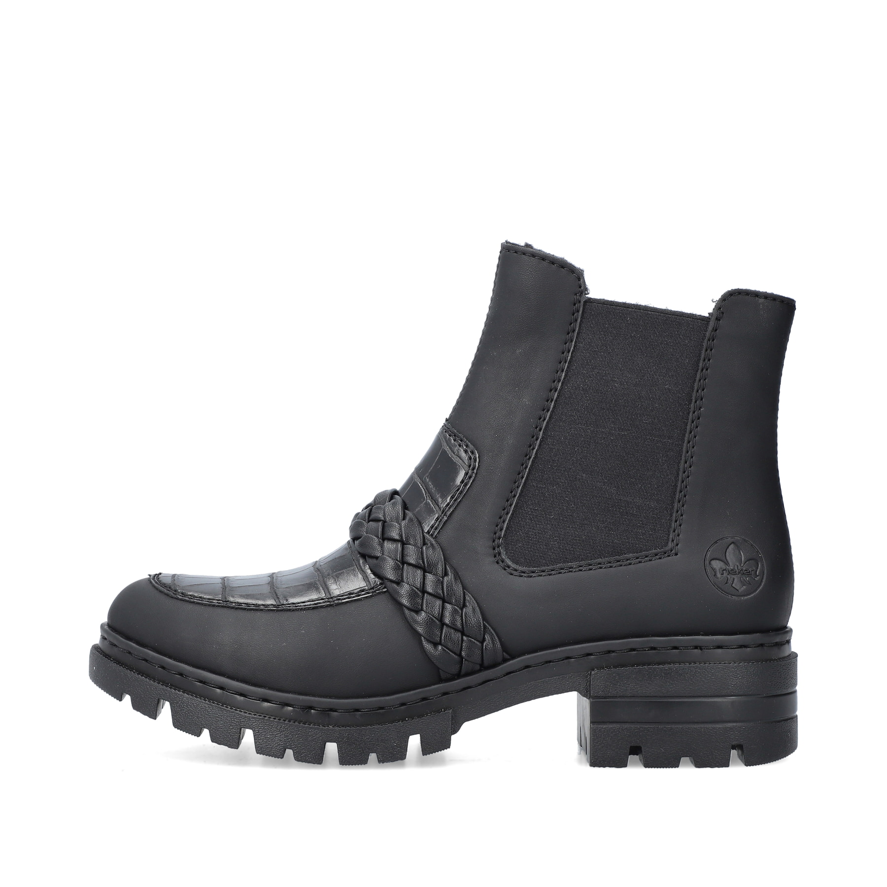 Rieker Damen Chelsea Boots nachtschwarz