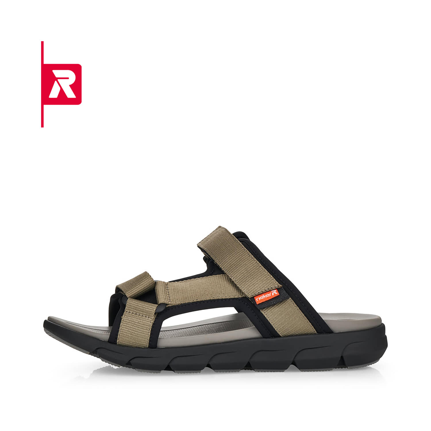 Rieker EVOLUTION Herren Pantoletten khaki green