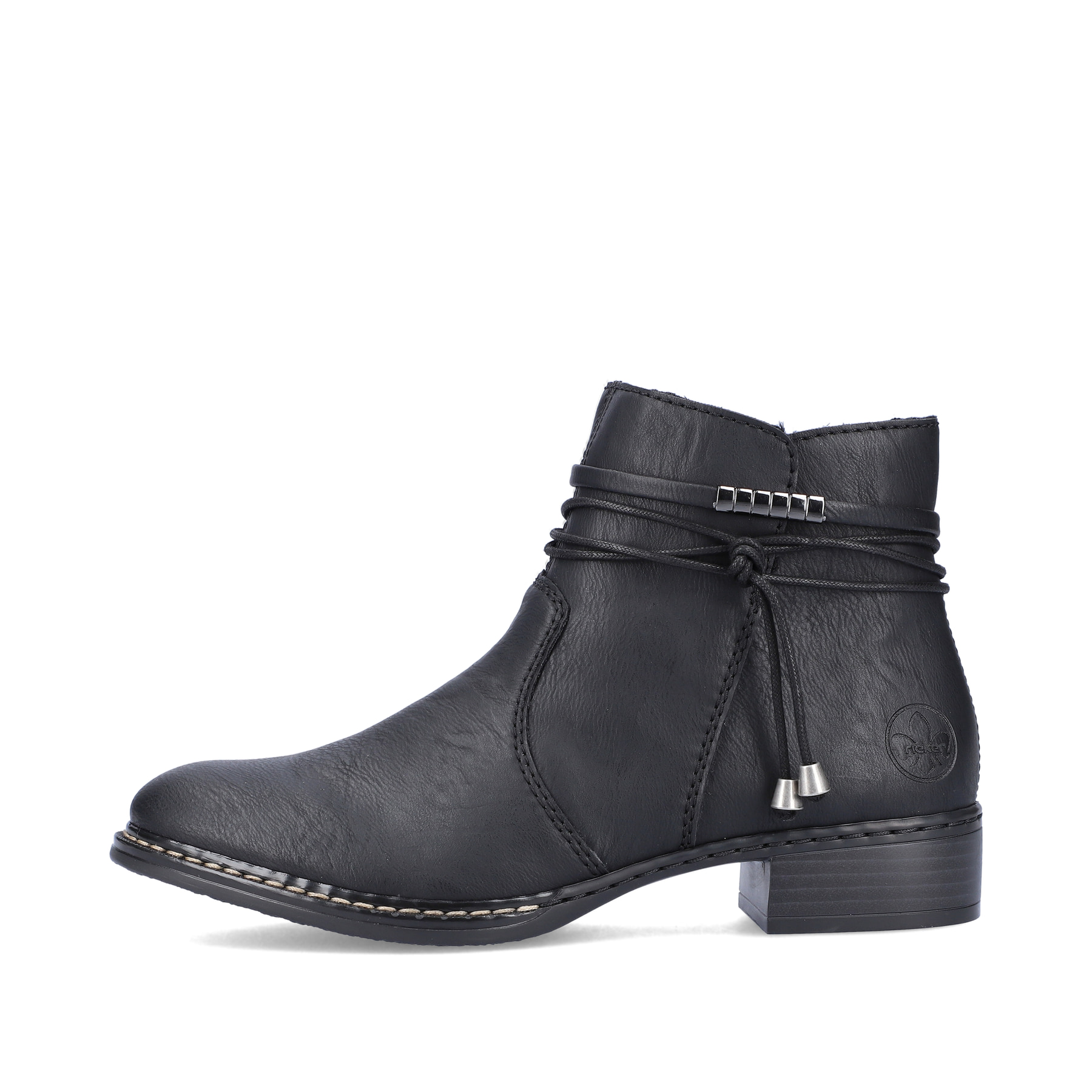 Rieker Damen Stiefeletten tiefschwarz