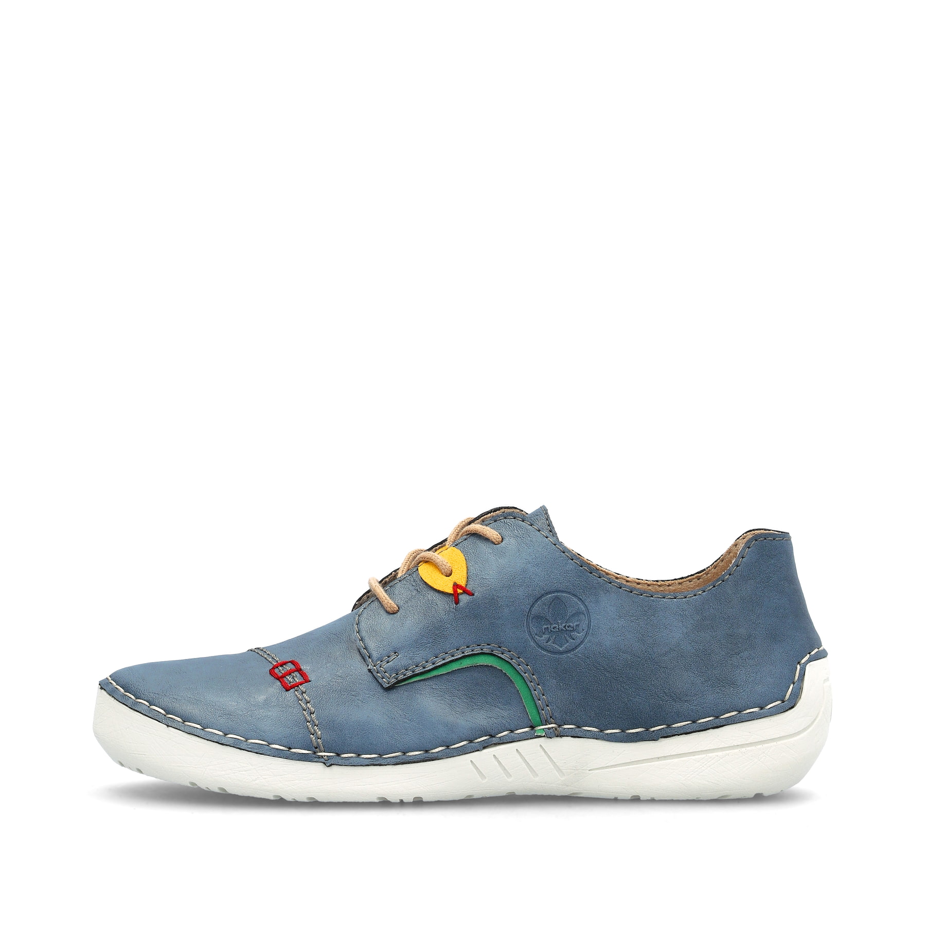 Rieker Damen Schnürschuhe schieferblau