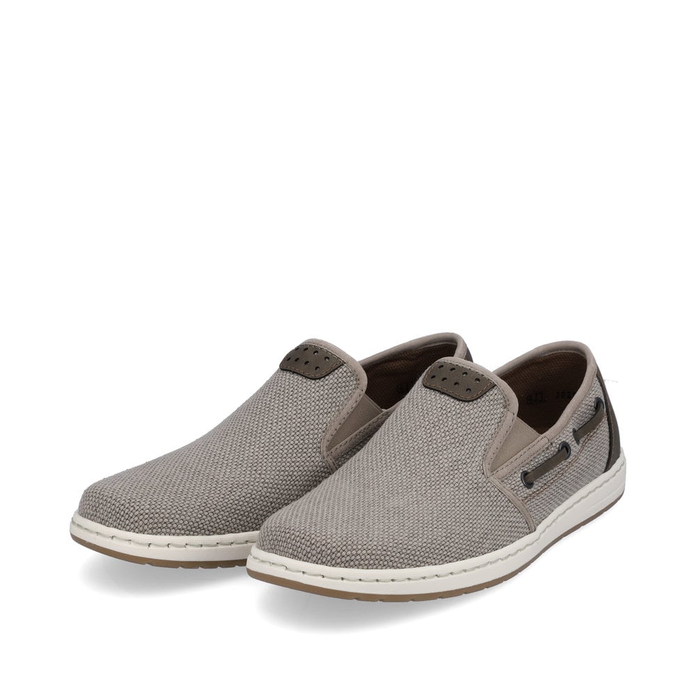 Rieker Herren Slipper mondgrau