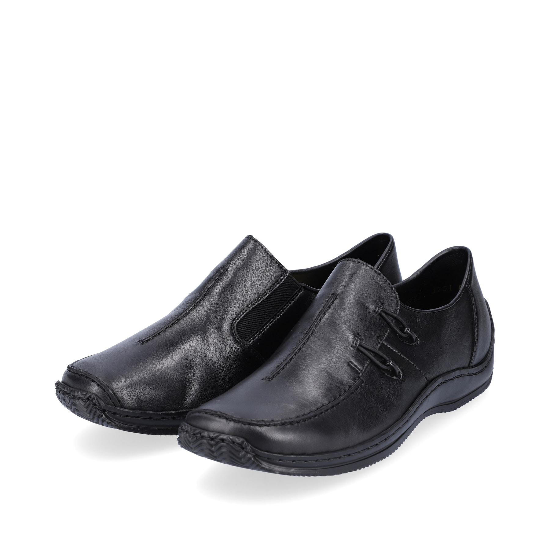 Rieker Damen Slipper tiefschwarz
