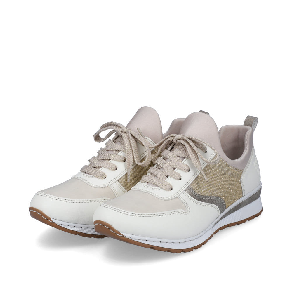 Rieker Damen Slipper hellbeige
