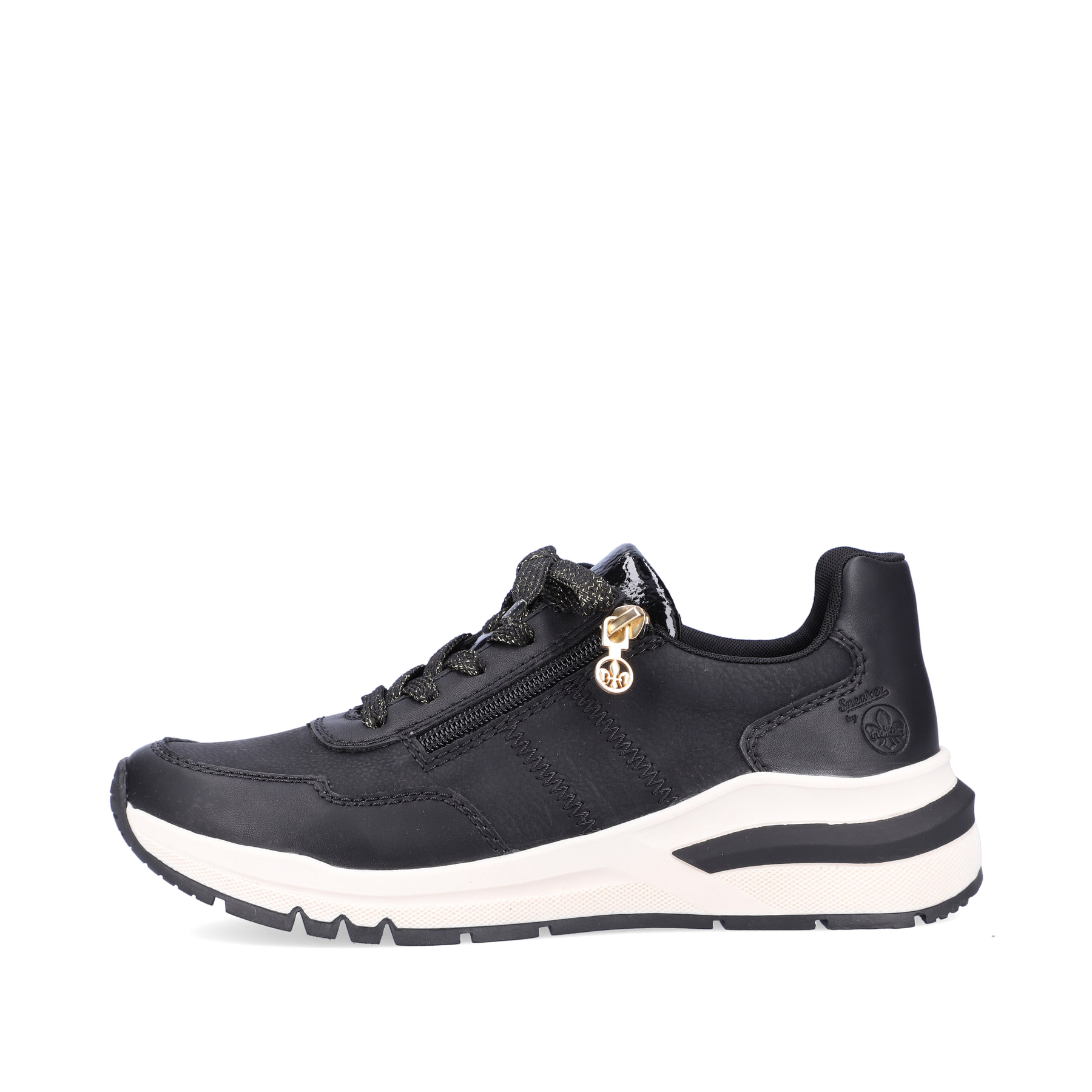 Rieker Damen Sneaker by Rieker nachtschwarz
