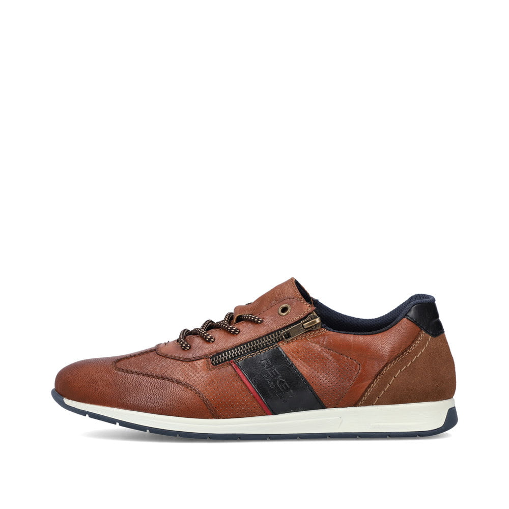 Rieker Herren Schnürschuhe karamellbraun