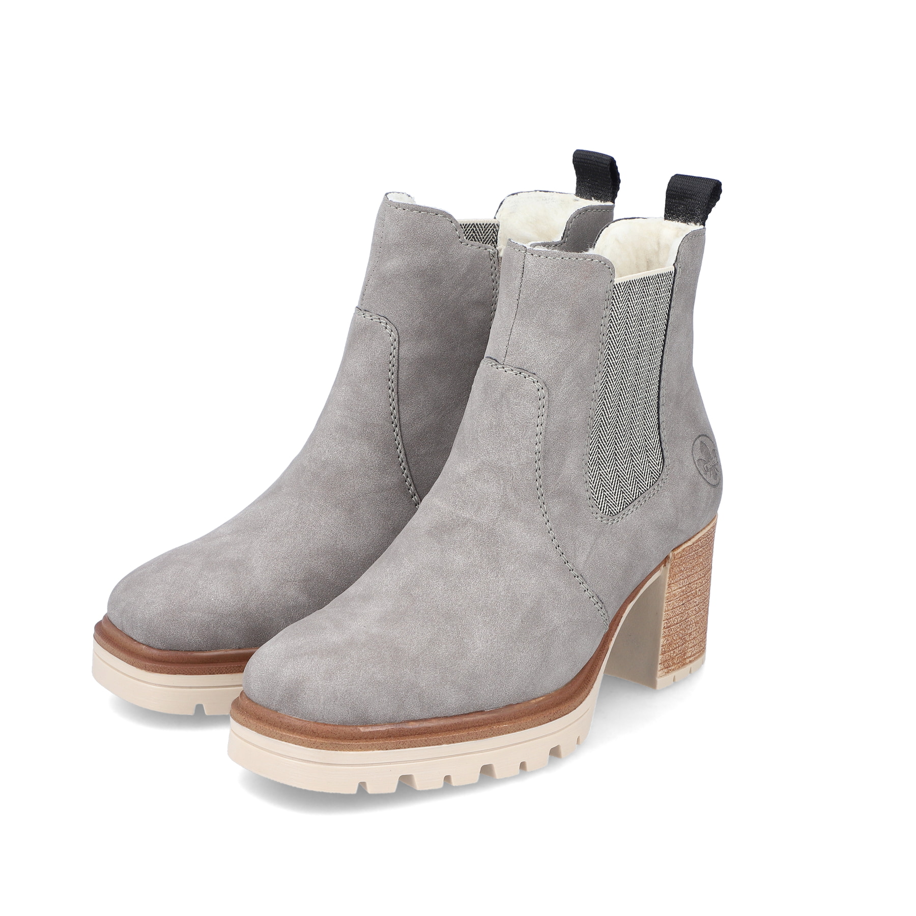 Rieker Damen Stiefeletten staubgrau