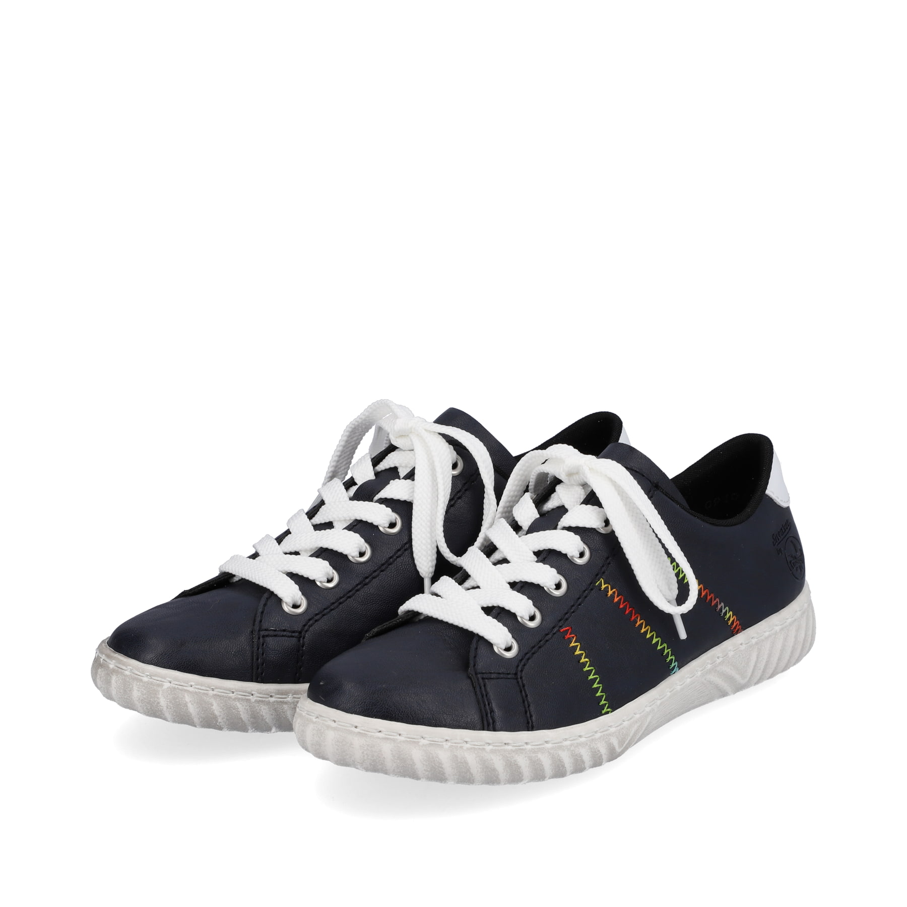 Rieker Damen Schnürschuhe marineblau