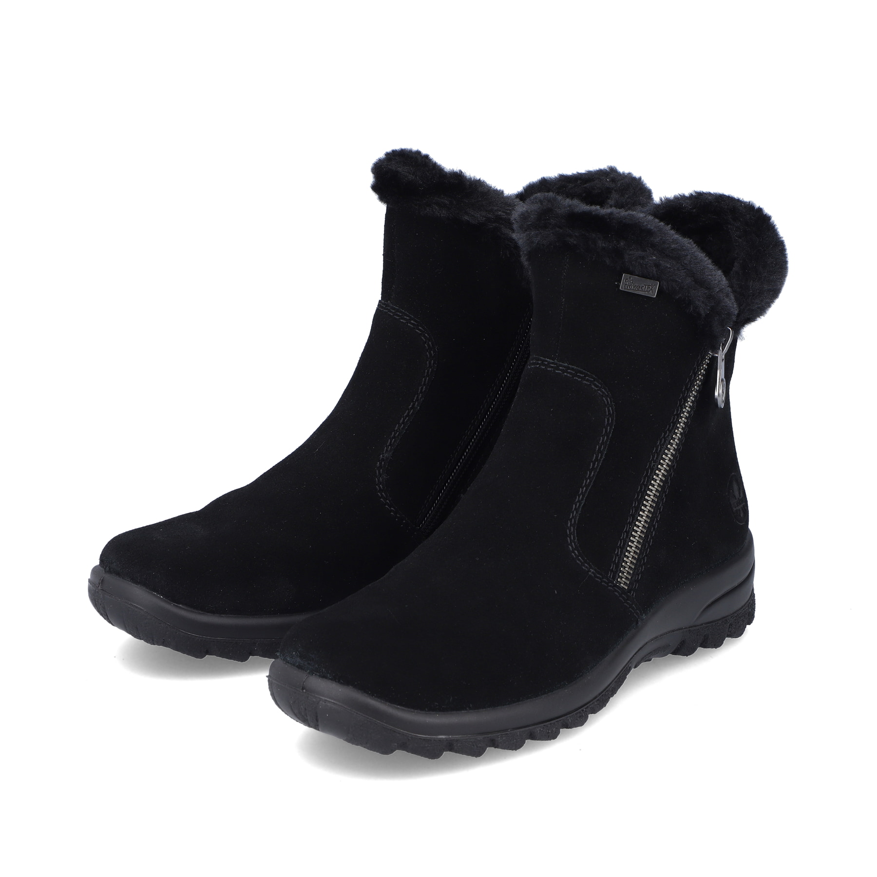 Rieker Damen Kurzstiefel tiefschwarz