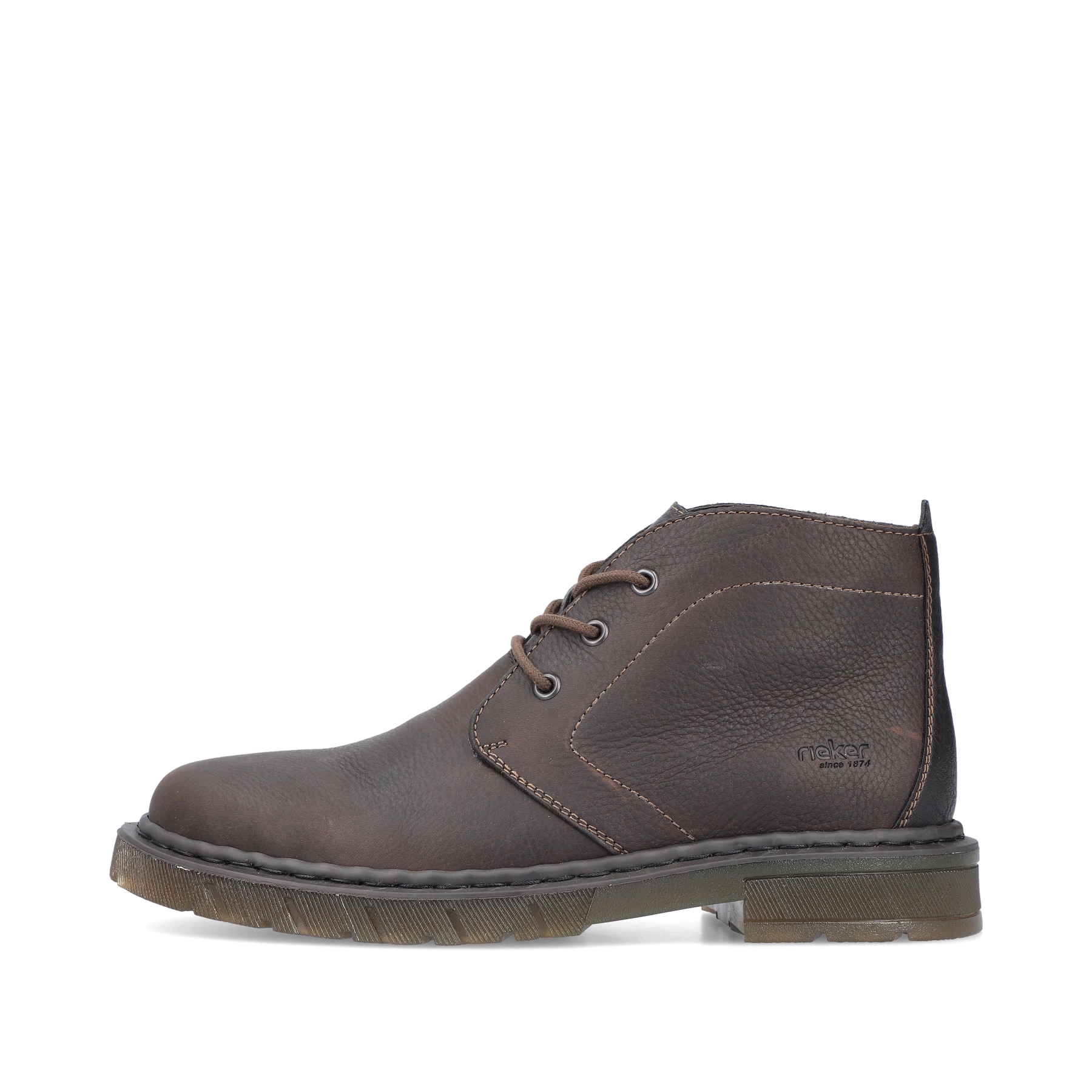 Rieker Herren Schnürstiefel dunkelbraun