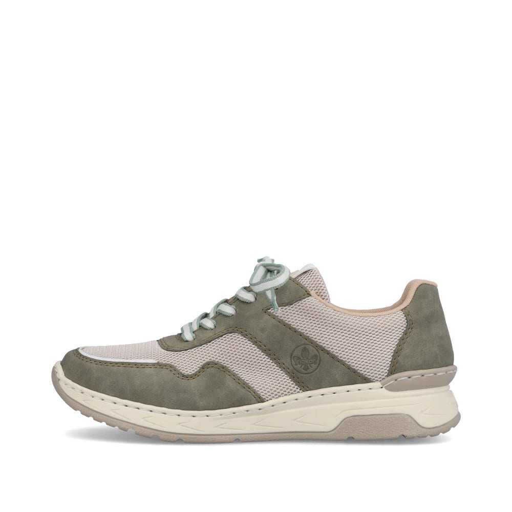 Rieker Damen Sneaker by Rieker kaktusgrün-hellbeige