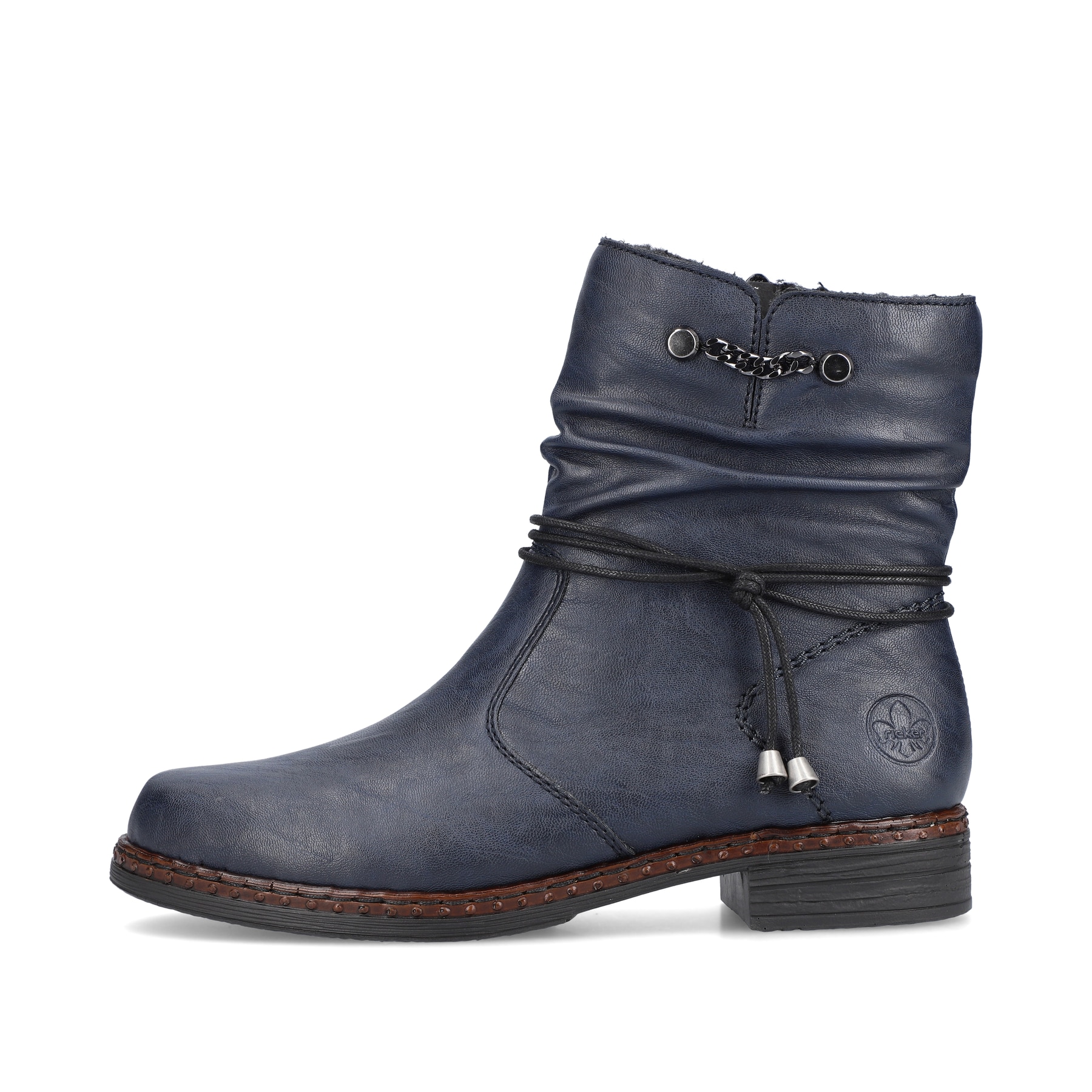 Rieker Damen Kurzstiefel marineblau