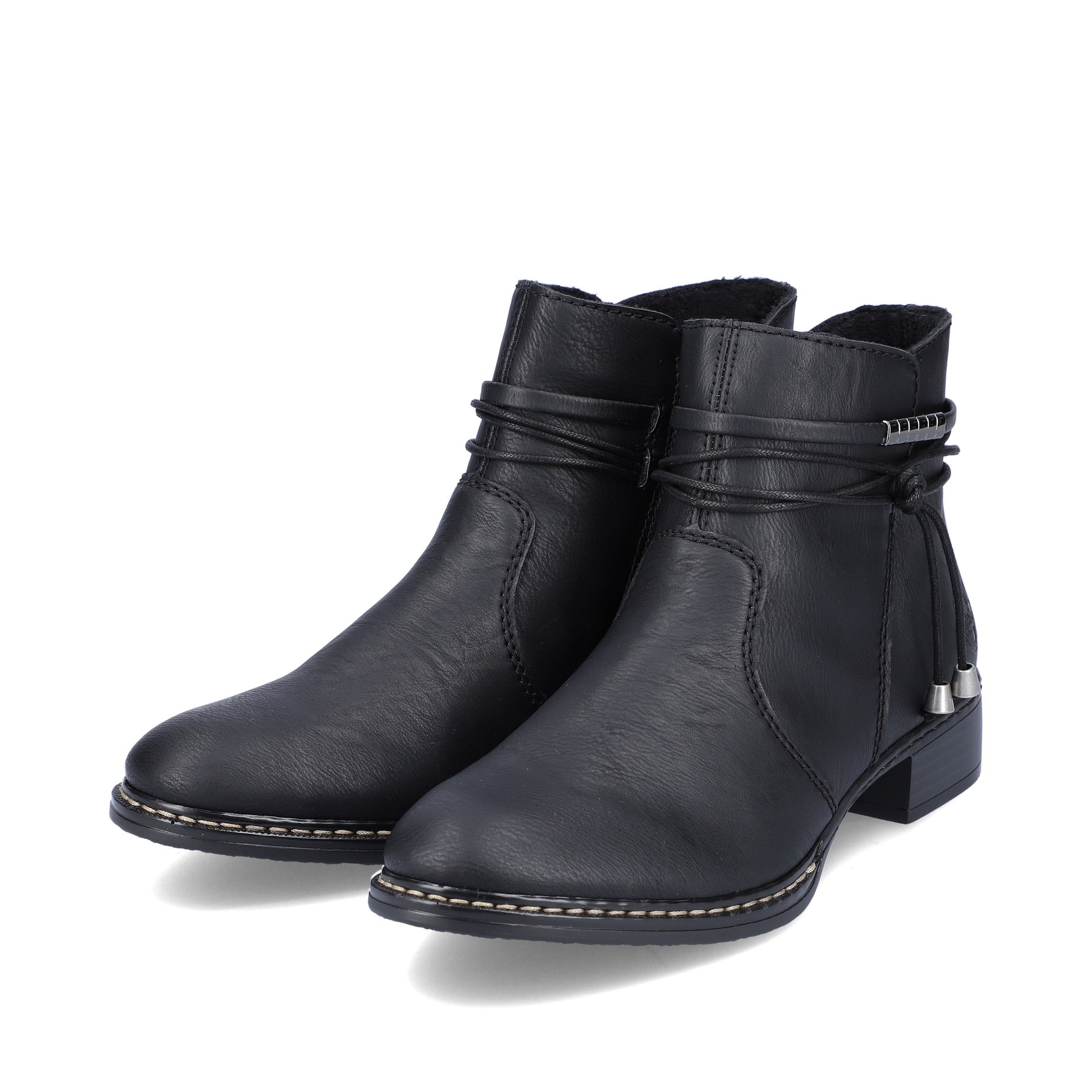 Rieker Damen Stiefeletten tiefschwarz