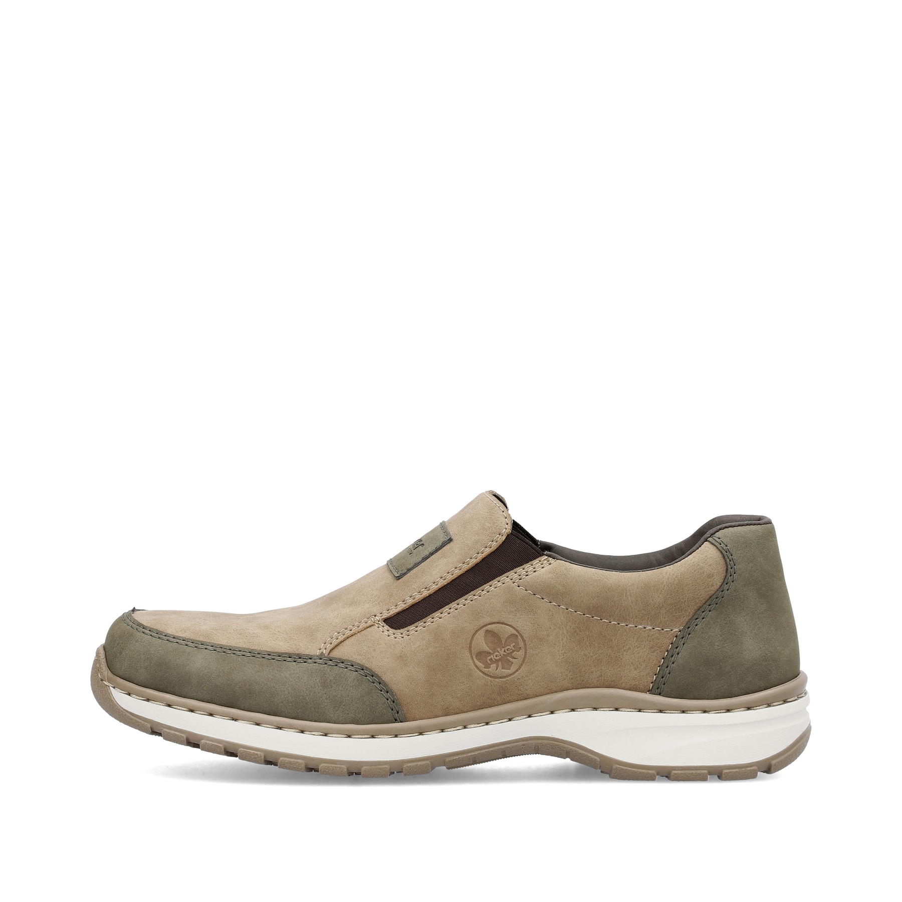 Rieker Herren Slipper hellbeige