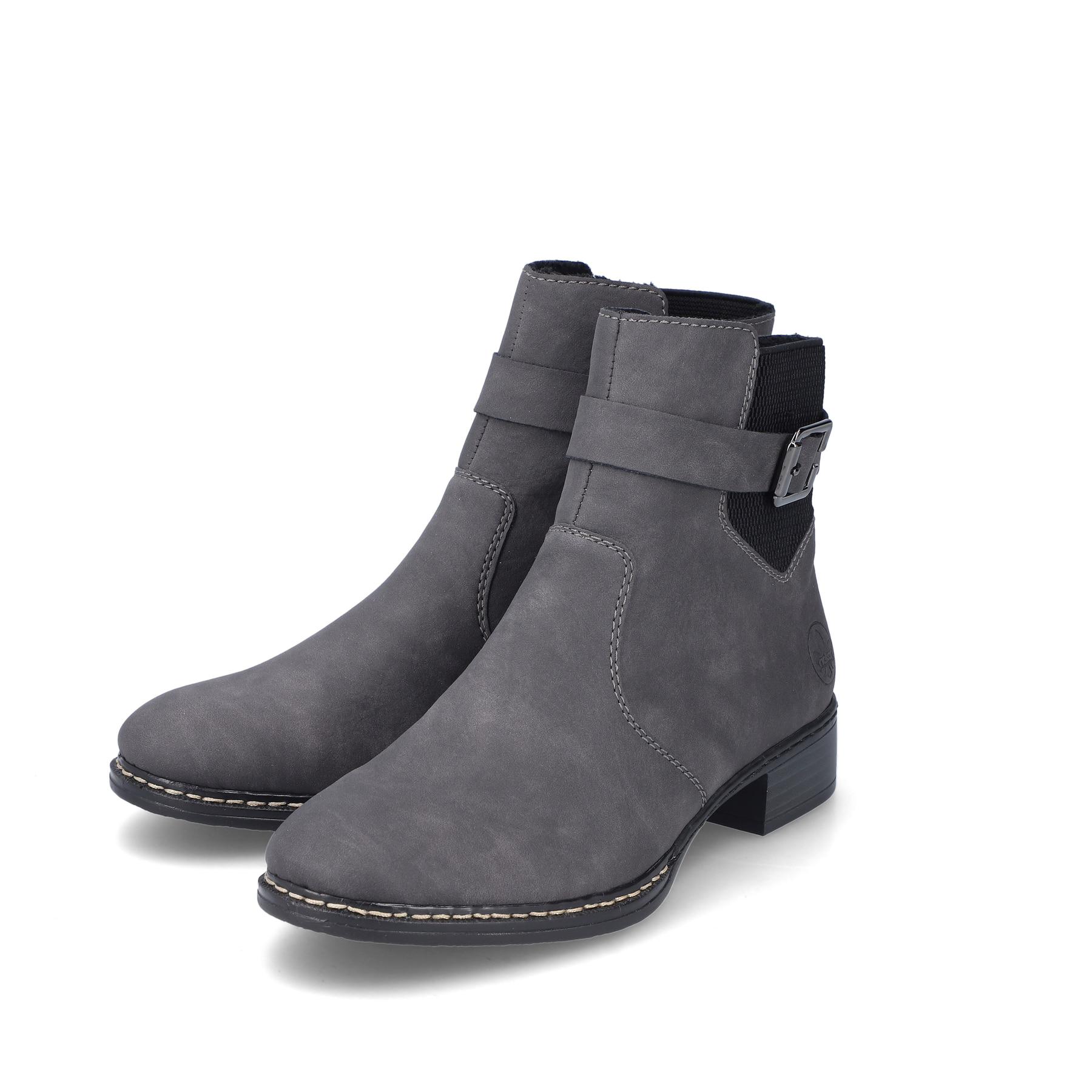 Rieker Damen Stiefeletten steingrau
