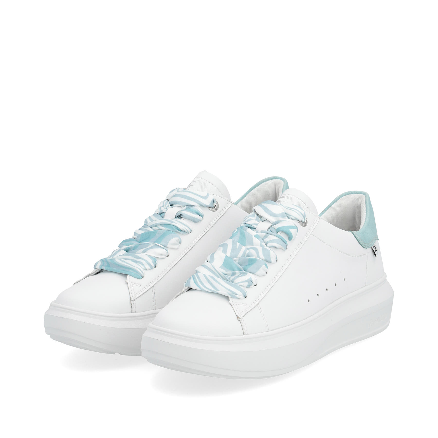 Rieker EVOLUTION Damen Sneaker clear-white ice-blue
