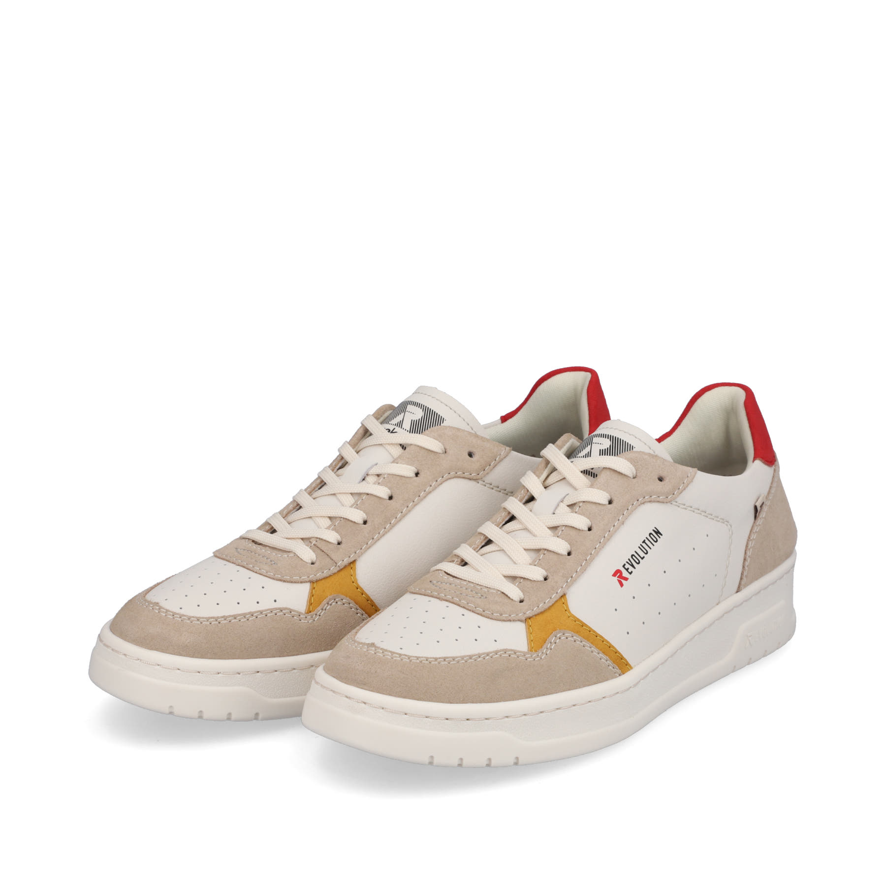 Rieker EVOLUTION Herren Sneaker vanilla-white clay-beige