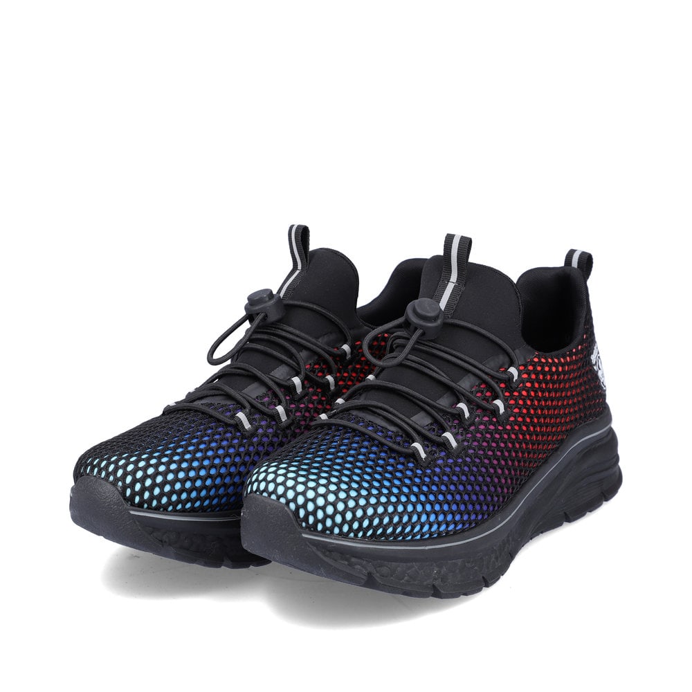 Rieker Damen Slipper regenbogenfarben