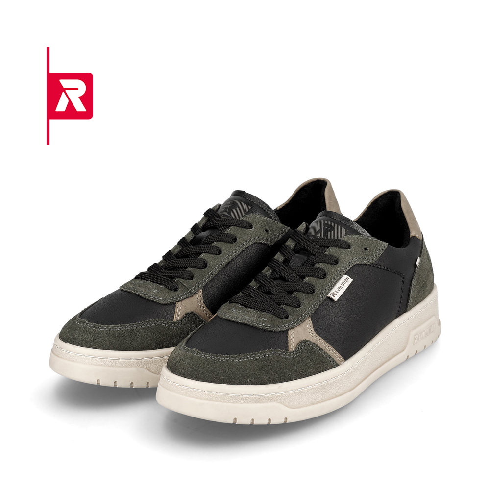Rieker EVOLUTION Herren Sneaker steel-black forest-green