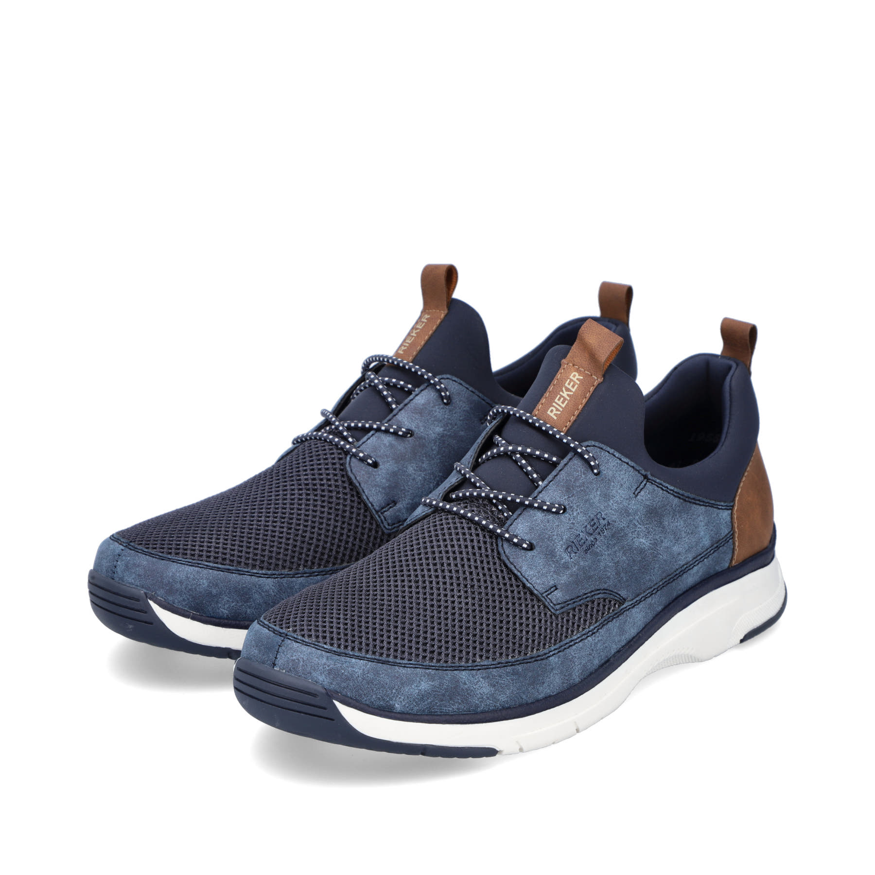 Rieker Herren Slipper ozeanblau