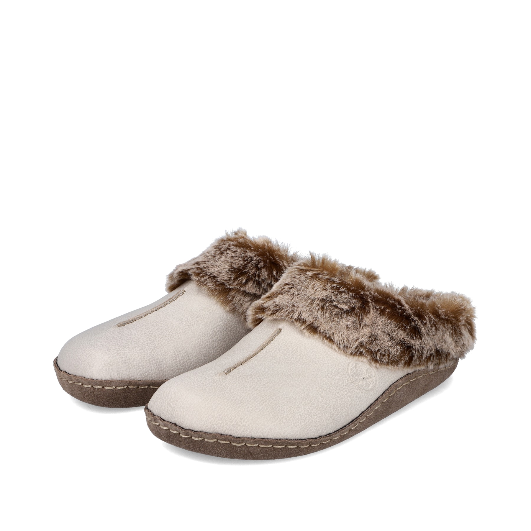 Rieker Damen Clogs hellbeige