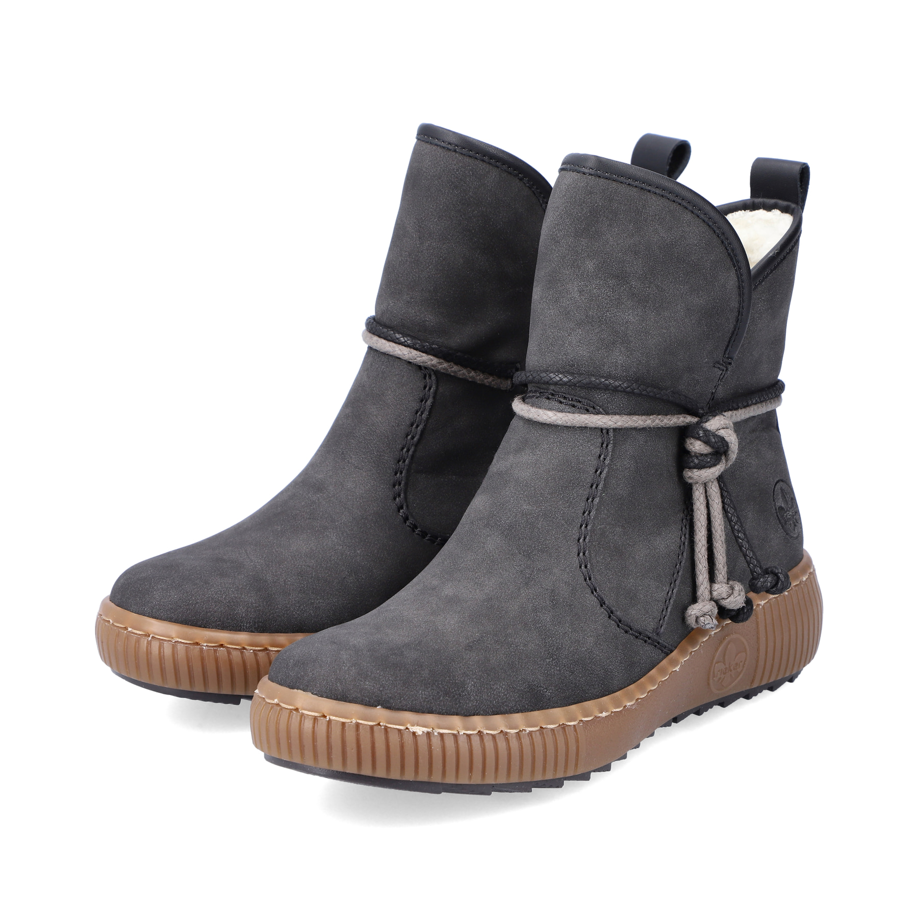 Rieker Damen Kurzstiefel granitgrau