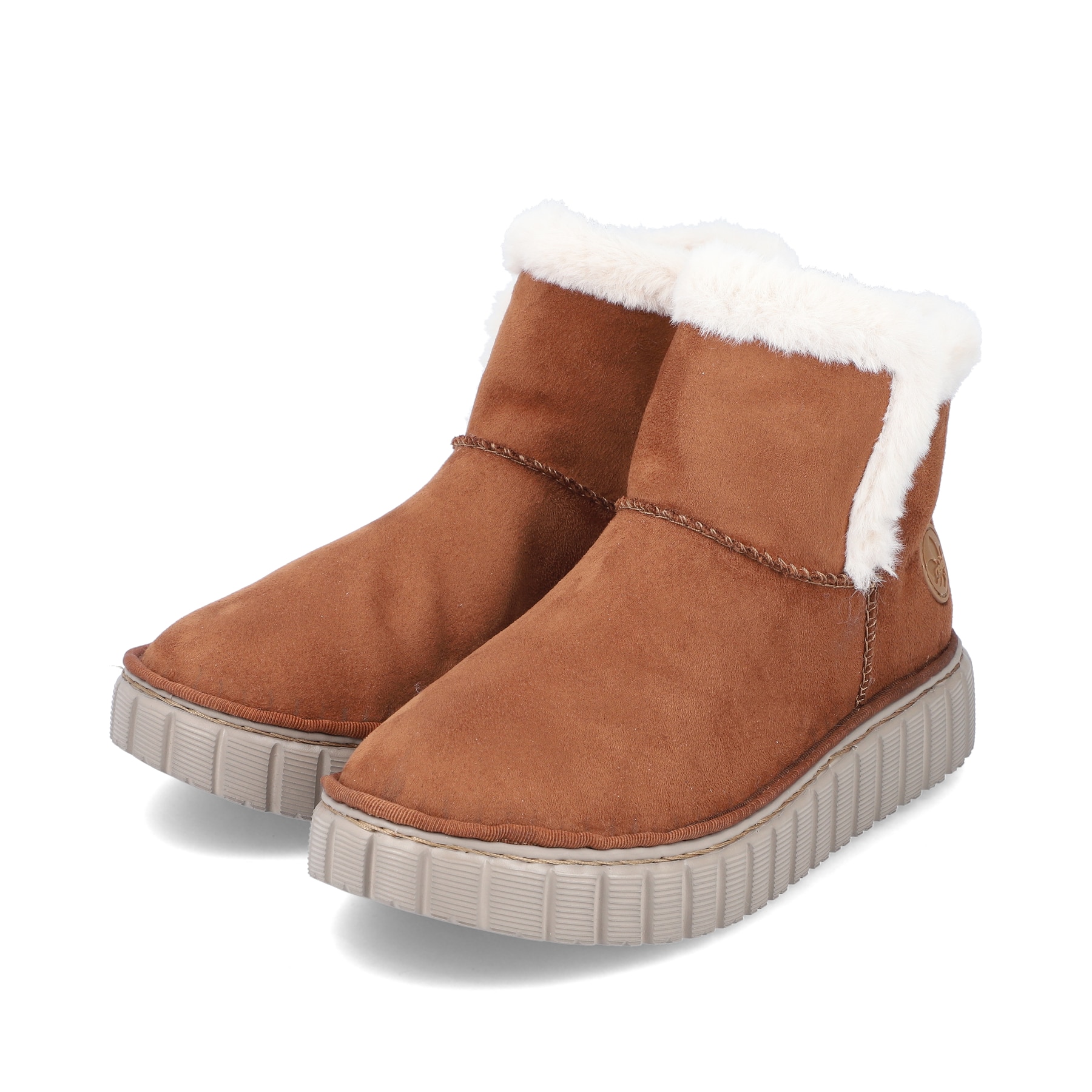 Rieker Damen Kurzstiefel mokkabraun