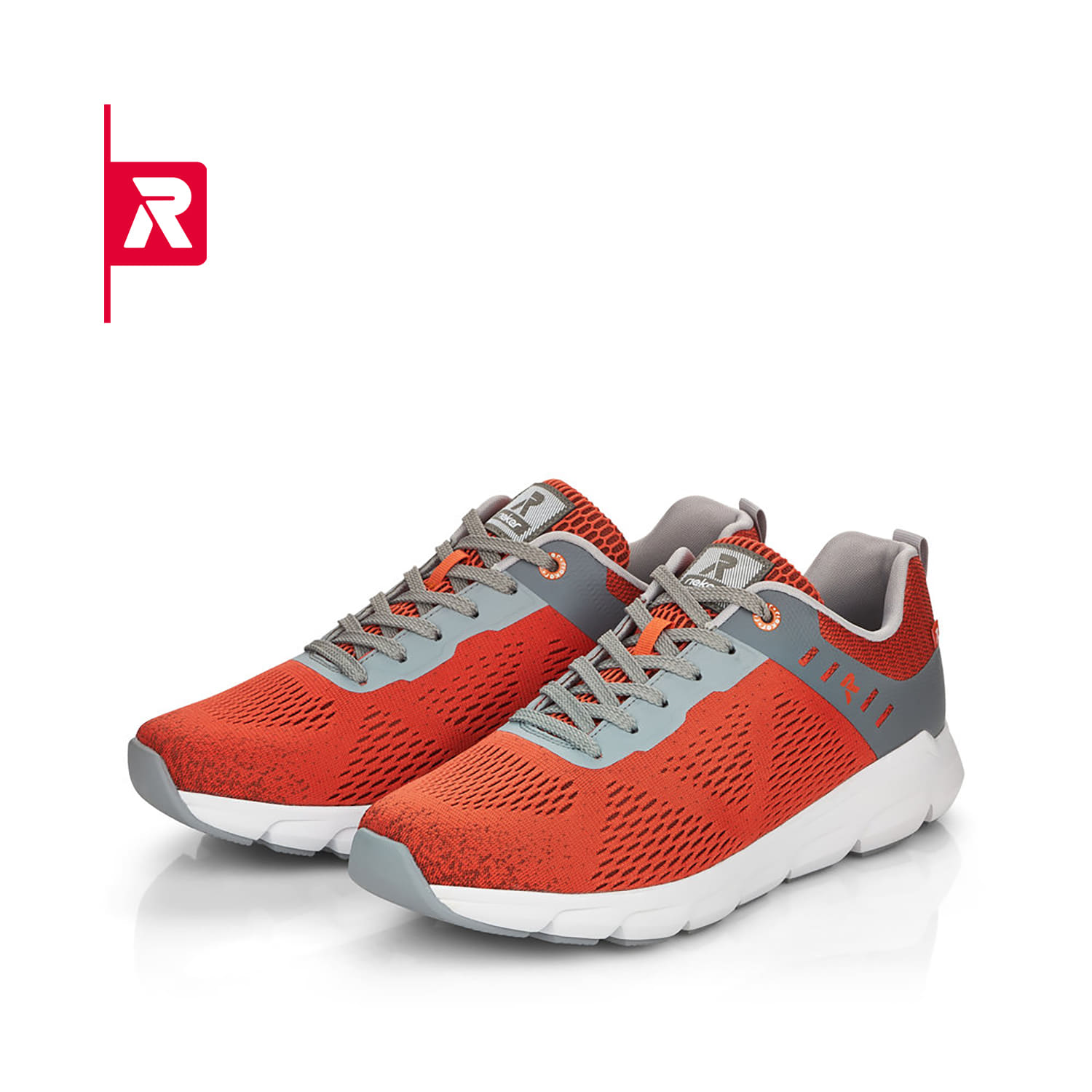 Rieker EVOLUTION Herren Sneaker rust-orange grey